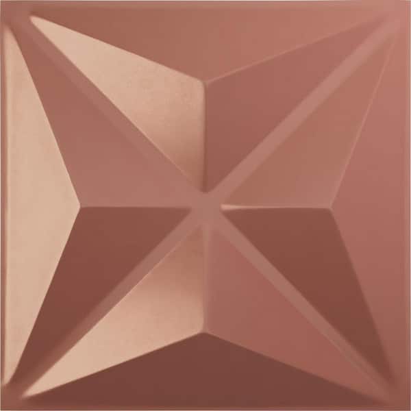 11-7/8"W x 11-7/8"H Kent EnduraWall Decorative 3D Wall Panel, Champagne Pink (Covers 0.98 Sq.Ft.)