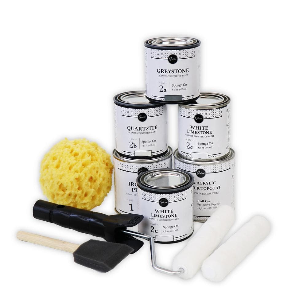 White Diamond Acrylic Countertop Paint Kit