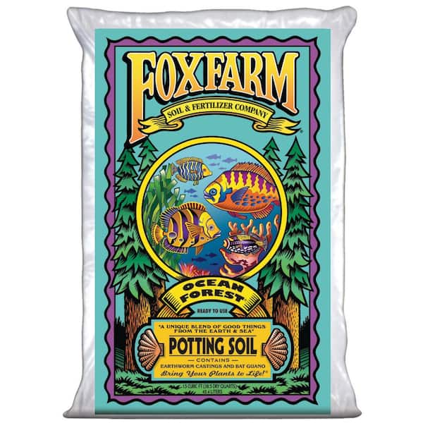 FOXFARM 6 cu. ft. 6.3-6.8 pH Ocean Forest Garden Potting Soil Bags (4-Pack)