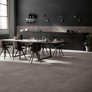 BB Concrete Silver 29.41 in. x 29.41 in. Matte Concrete Look Porcelain Floor and Wall Tile (11.996 sq. ft./Case)