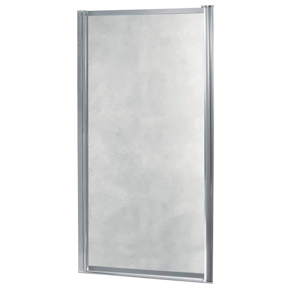 Tides 29 in. to 31 in. x 65 in. Framed Pivot Shower Door in Silver with Obscure Glass with Handle price history on PriceWatchPro