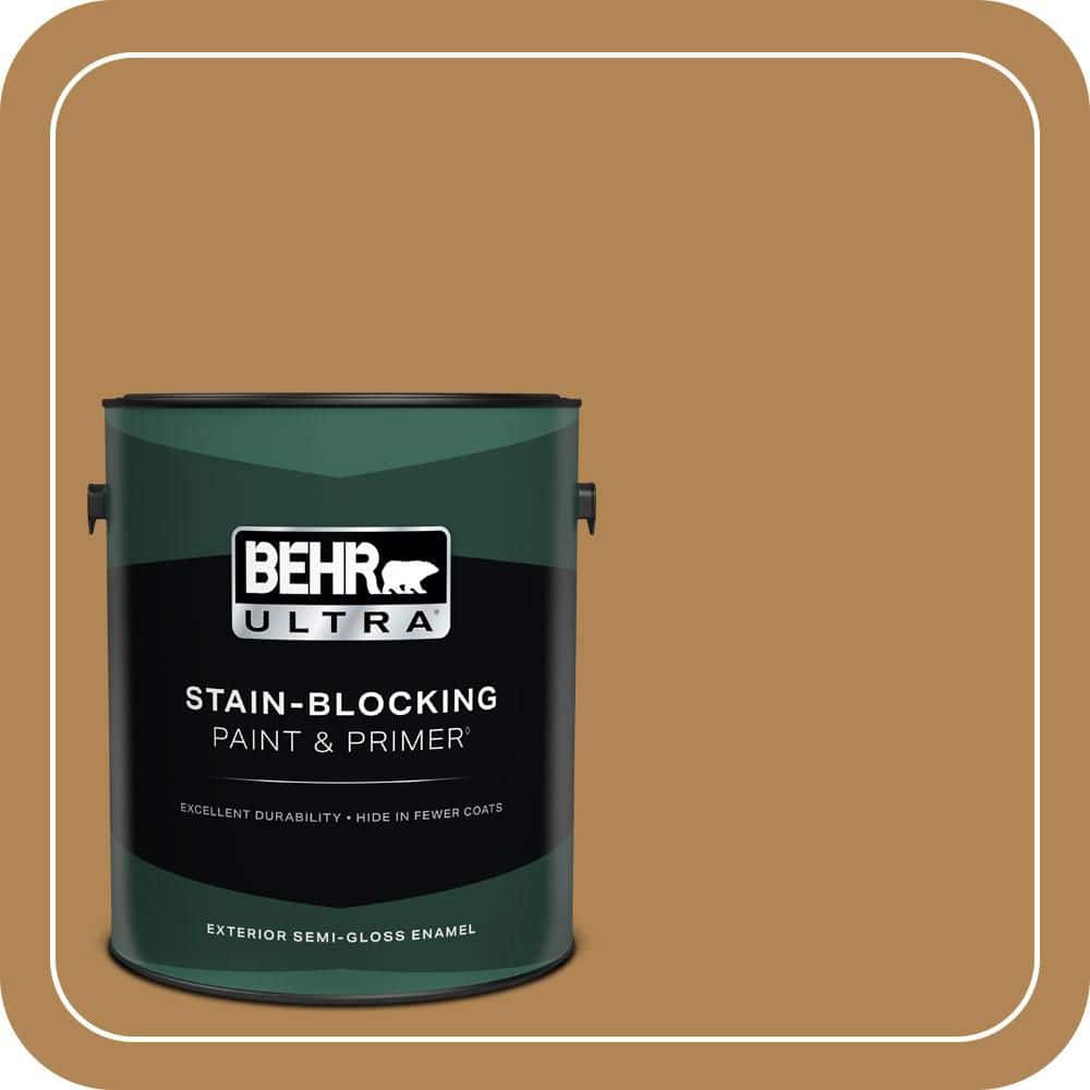 1 gal. #S290-6 Golden Rice Semi-Gloss Enamel Exterior Paint & Primer price history on PriceWatchPro