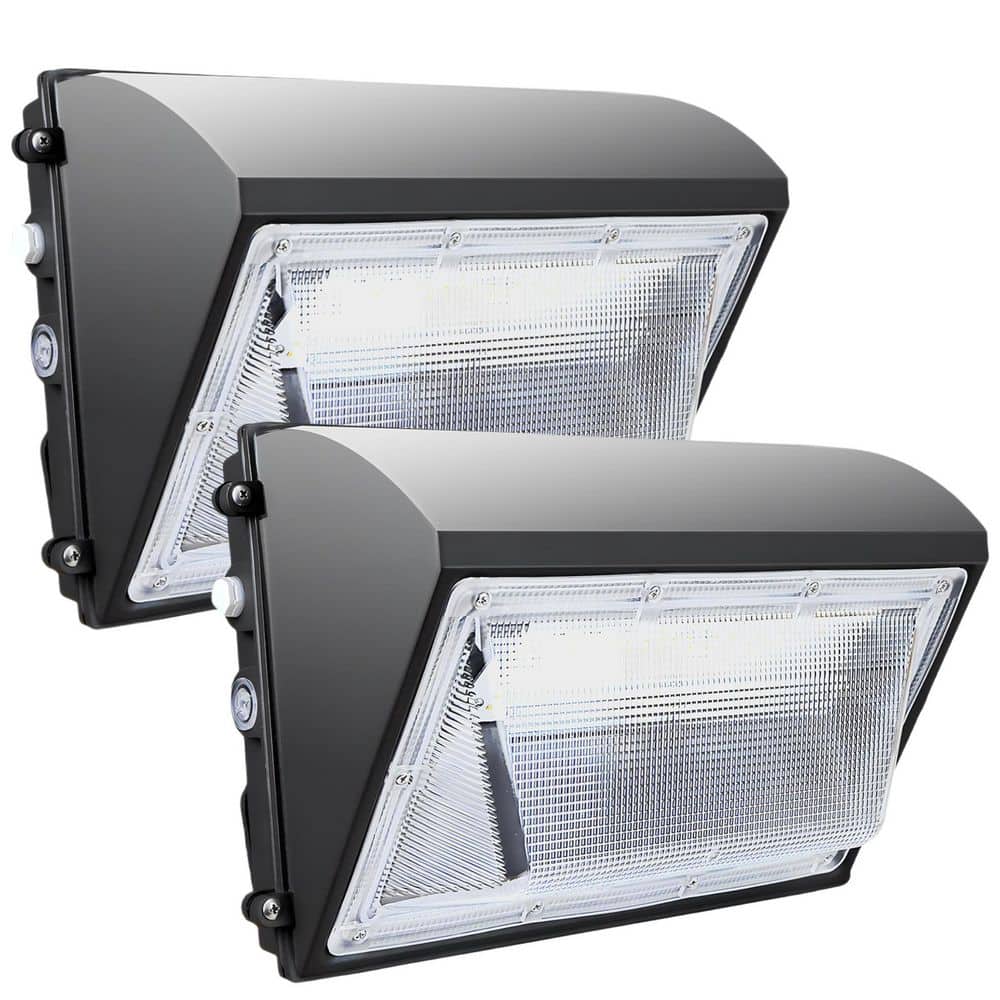 1000-Watt Equivalent Bronze Integrated LED Commercial and Industrial Outdoor Dusk to Dawn LED Wall Pack Lights (2-Pack) price history on PriceWatchPro