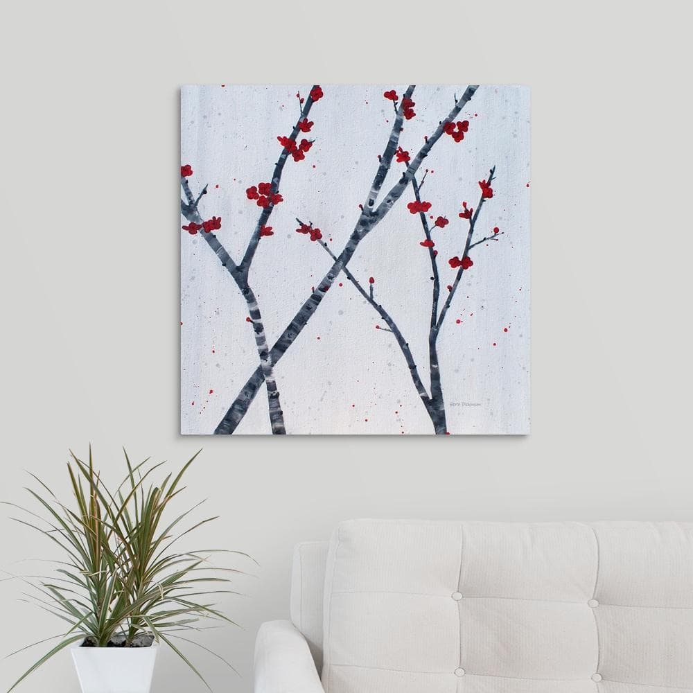 Hanging Vines by Herb Dickinson Gallery Wrapped Canvas - 24x24