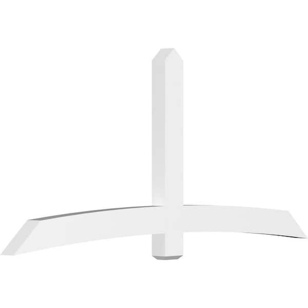 Ekena Millwork Bellingham 96 in. W x 44 in. H x 4 in. D Signature Polyurethane Bracket