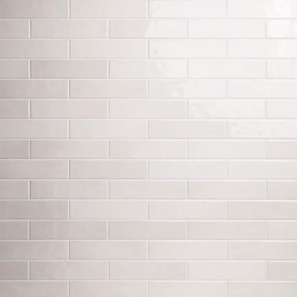 MSI Lakeview Dove 3 in. x 12 in. Glossy Ceramic Subway Wall Tile