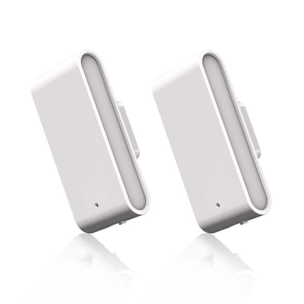Emeritpro 1-Light White Dimmable LED Night Light Plug in with Dusk to Dawn 3000K for Bedroom-2 Pack