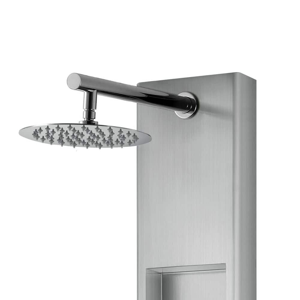 AquaNiche 59" Stainless Steel Shower Panel System with Handshower