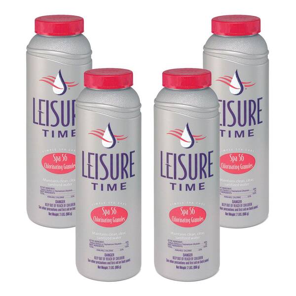 LEISURE TIME 2 lbs. Spa Chlorinating Granules (4Pack) 2233704 The