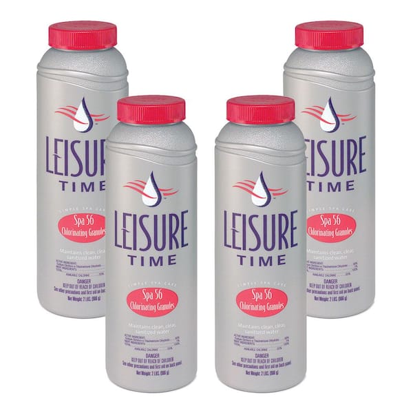 LEISURE TIME 2 lbs. Spa Chlorinating Granules (4-Pack) 22337-04 - The ...