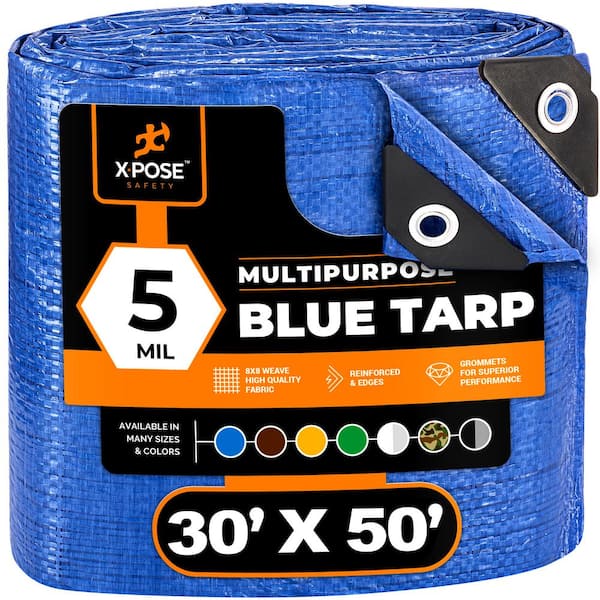 5 mil 30 ft. W x 50 ft. L Better Blue General Purpose Tarp