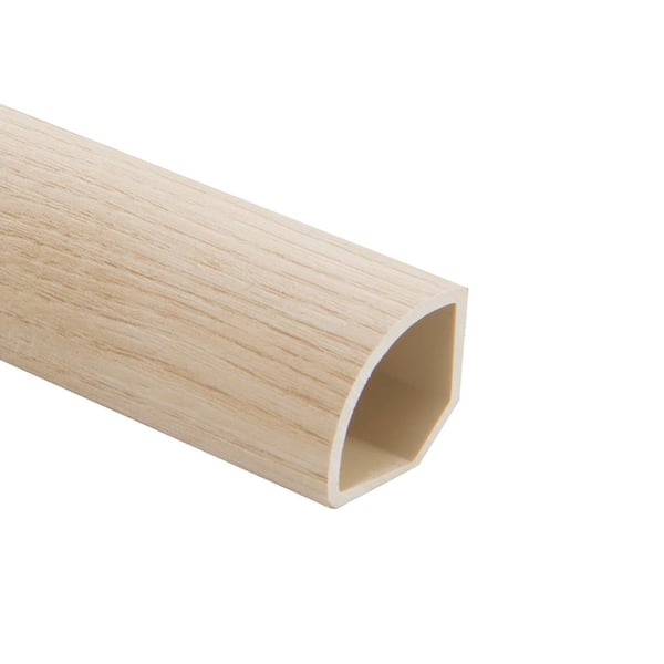 Malibu Wide Plank French Oak Clearlake 0.59 in. Thickness x 1.023 in. Width x 94.48 in. Length Quarter Round Molding
