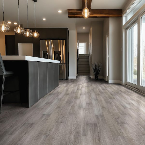 Breaksea Island 6 MIL x 6 in. x 36 in. Waterproof Click Lock Vinyl Plank Flooring (23.95 sq. ft./case)