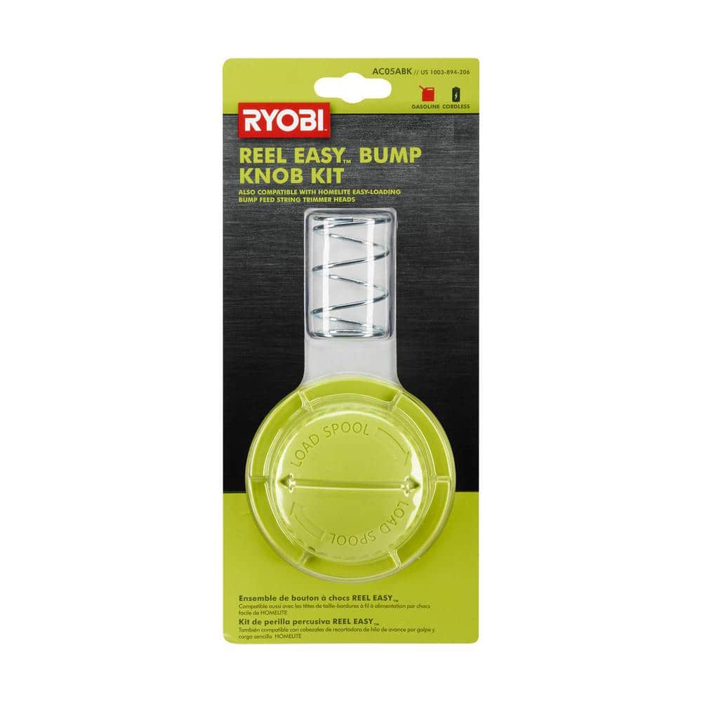 RYOBI Replacement Arborless Bump Knob for Reel Easy Trimmer Head AC05ABK -  The Home Depot