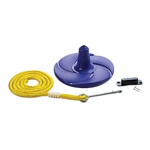 Playset Disc Swing with Rope, Violet