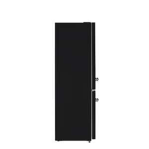 11 cu. ft. Retro Frost Free Bottom Freezer Refrigerator in Black, ENERGY STAR (Right Hinge)