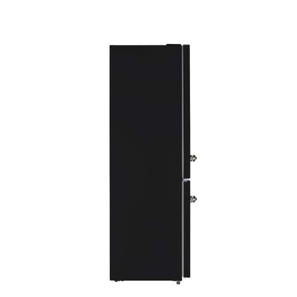 11 cu. ft. Retro Frost Free Bottom Freezer Refrigerator in Black, ENERGY STAR (Right Hinge)