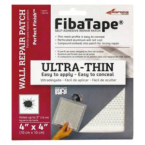 FibaTape Perfect Finish 4 in. x 4 in. Self-Adhesive Wall Repair Patch
