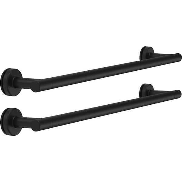 Delta Lyndall 2.94 in. x 20 in. Sliding Shower Door Handles in Matte Black