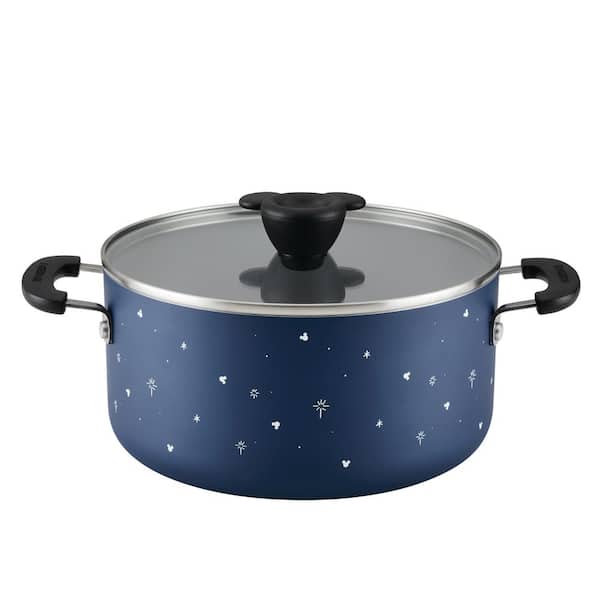 Farberware Disney Bon Voyage 5.5 qt. Aluminum Ceramic Nonstick Stockpot in Blue with Lid