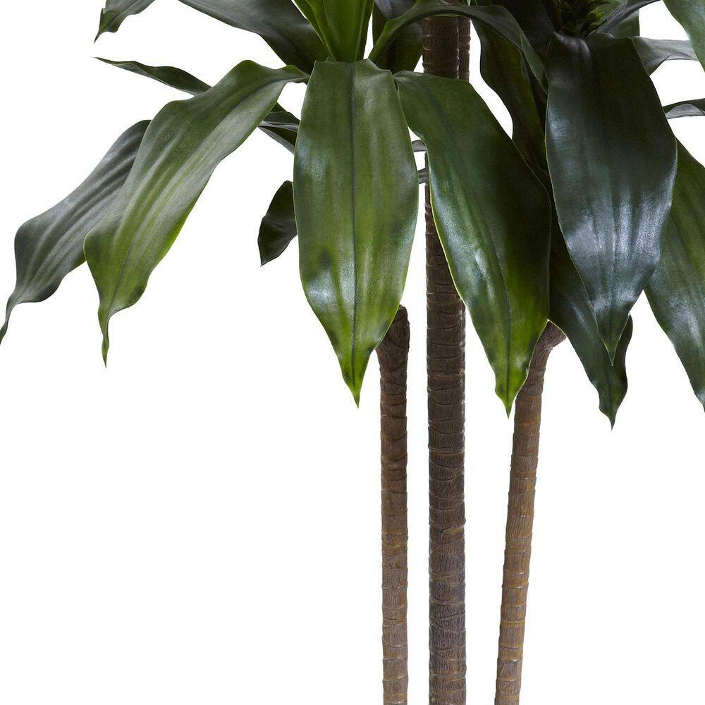 5-Foot Green Plastic Dracaena Plant with Lights