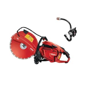 DSH 900X 90CC 16 in. Hand-Held Gas Saw with DSH-P Self Priming Integrated Water Pump and Equidist SPX Diamond Blade