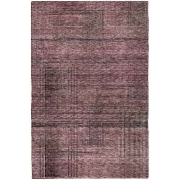 Dream Shag Premium Machine Washable Abstract ADS820 Merlot 10 ft. x 14 ft. Area Rug