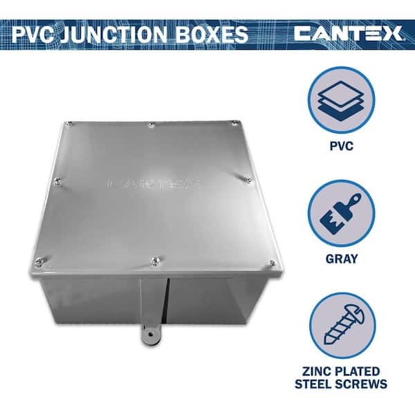 Cantex 12 in. x 12 in. x 6 in. Junction Box R5133713 - The