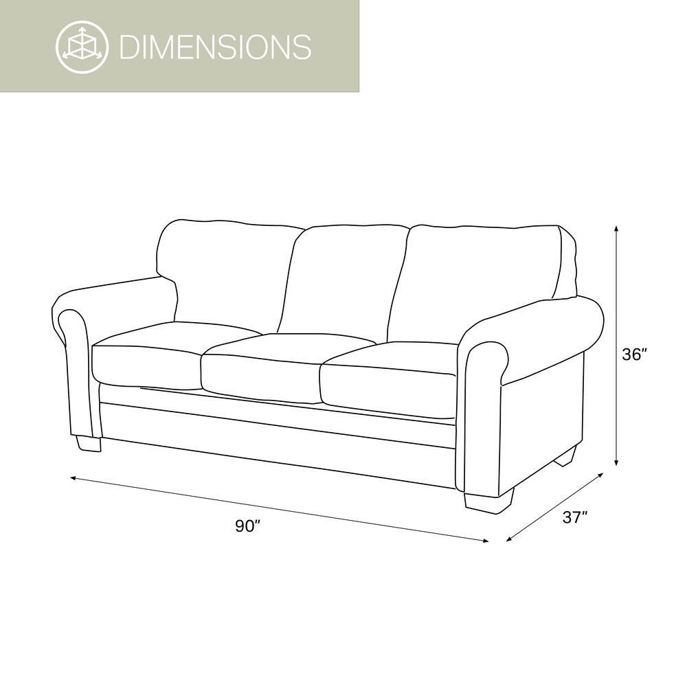Buckskin Brown Faux Leather Queen Sleeper Sofa
