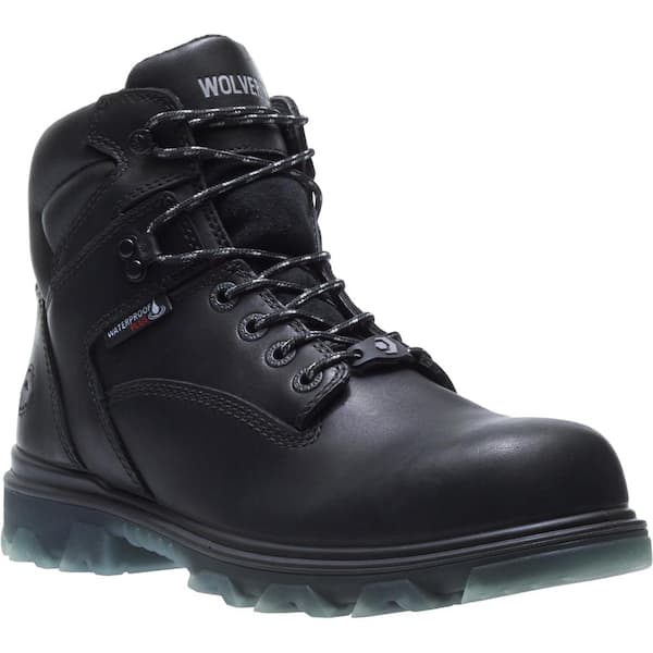 Wolverine I-90 EPX Men's 6 inch Work Boots - Leather Composite-Toe - Black 10(M)
