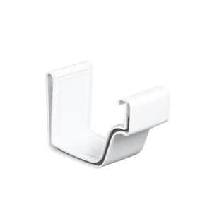 5 in. White Vinyl K-Style Gutter Connector