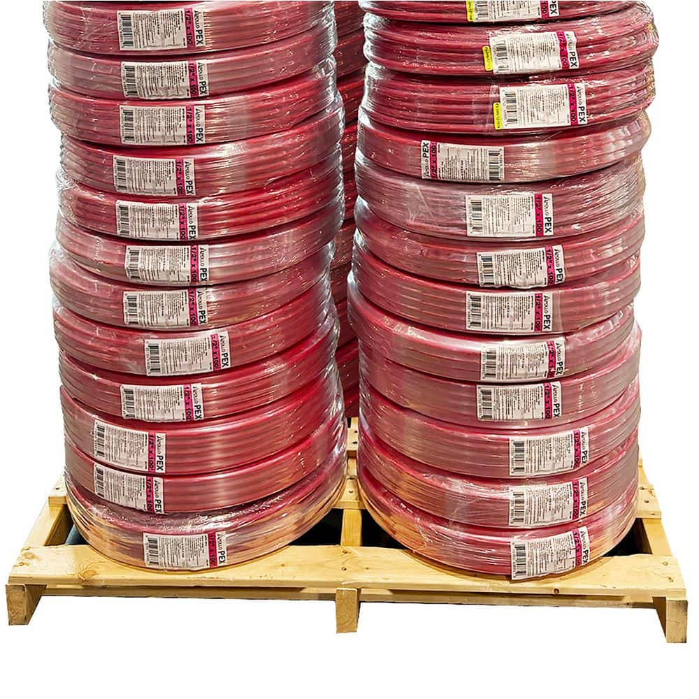 1/2 in. x 100 ft. Red PEX-B Pipe-Pallet of 48-Coils (4,800 ft. Total) price history on PriceWatchPro