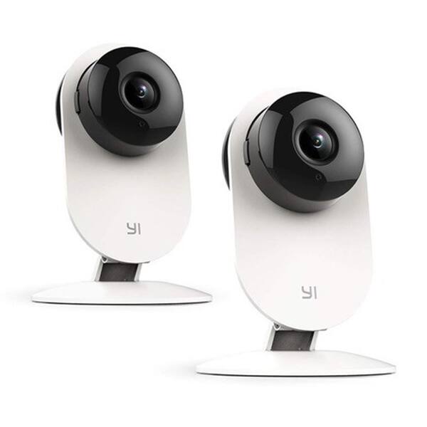 YI Y20 Home Security Camera 1080p HD w/ Wi-Fi, Baby/Pet Monitor,Night  Vision,Two Way Audio, Cloud Storage Optional (2-Pack) 87075 - The Home Depot