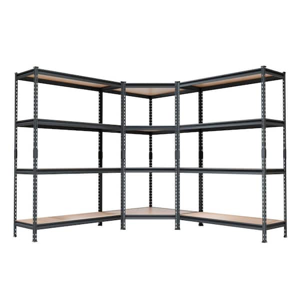 Pro Series Corner (36 in. x 72 in. x 36 in.) and (48 in. x 72 in. x 18 in.) Garage Shelving Unit Combo