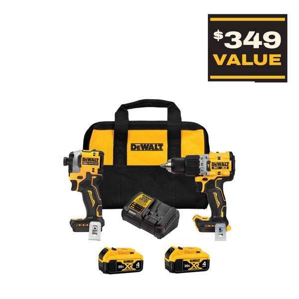 Greenworks 24V Brushless Drill & Impact Driver Combo Kit - 2 Tools With Batteries