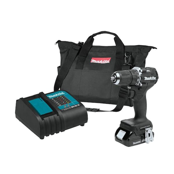 Makita - 18V LXT Sub-Compact Lithium-Ion Brushless Cordless 1/2 in.Variable Speed Driver Drill Kit, 1.5Ah