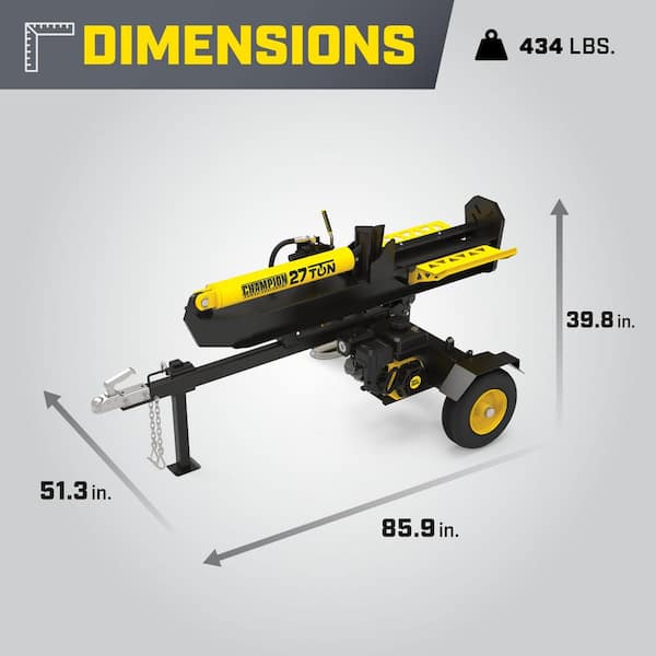 Champion Power Equipment 27-Ton 224cc Gas Powered Hydraulic
