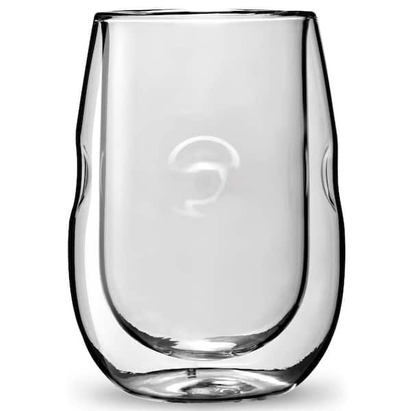 Double-Wall Stemless Wine Glasses