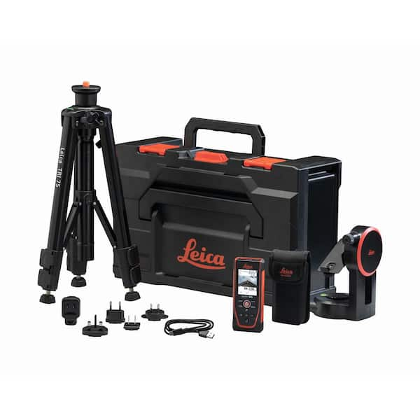 Leica 650 Ft. Range Laser Distance Tape Measuring Tool D5 Package - The 