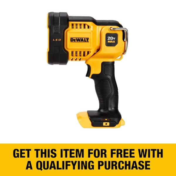 DEWALT 20V MAX Cordless LED Jobsite Spotlight DCL043