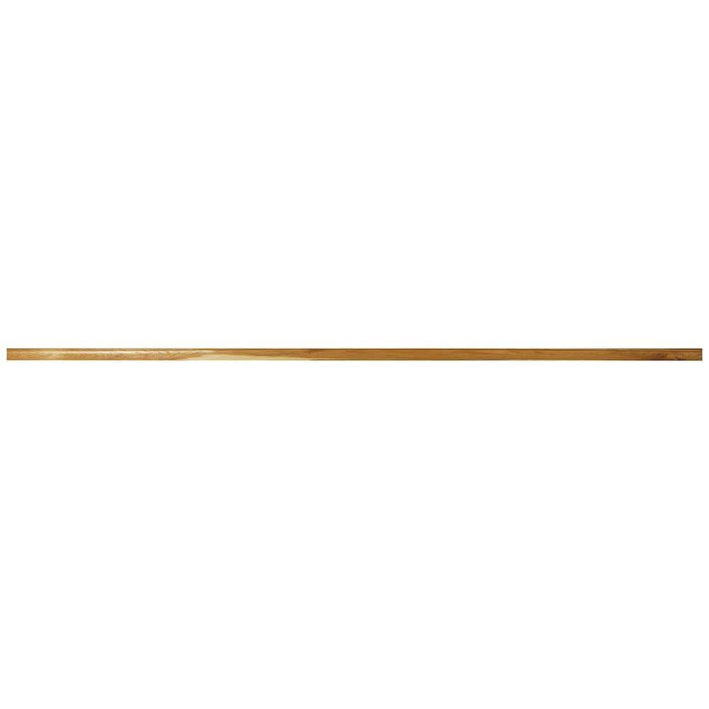 Hampton 91.5 in. W x 1.5 in. H x 0.75 in. D Decorative Edge Molding in Natural Hickory price history on PriceWatchPro