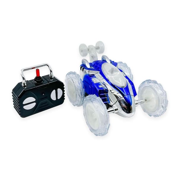 Blue Flipster Chameleon Light-Up RC Stunt Car