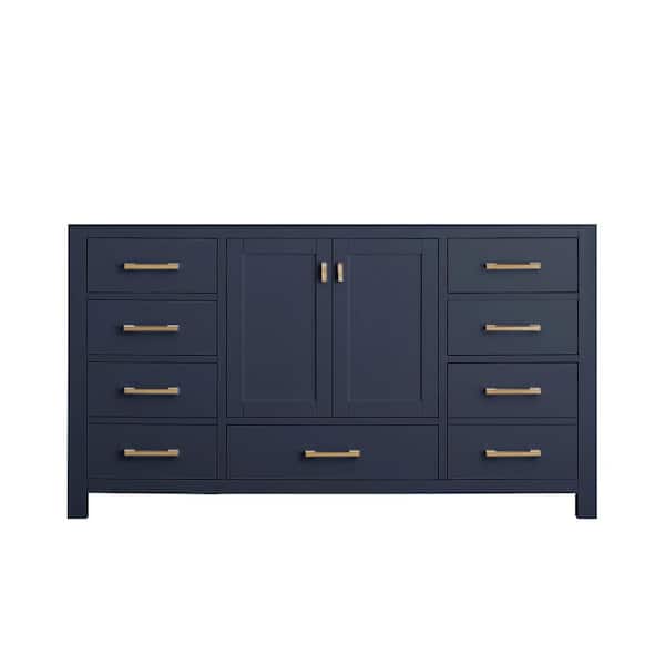 Avanity Modero 60 in. Bath Vanity Cabinet without Top in Navy Blue