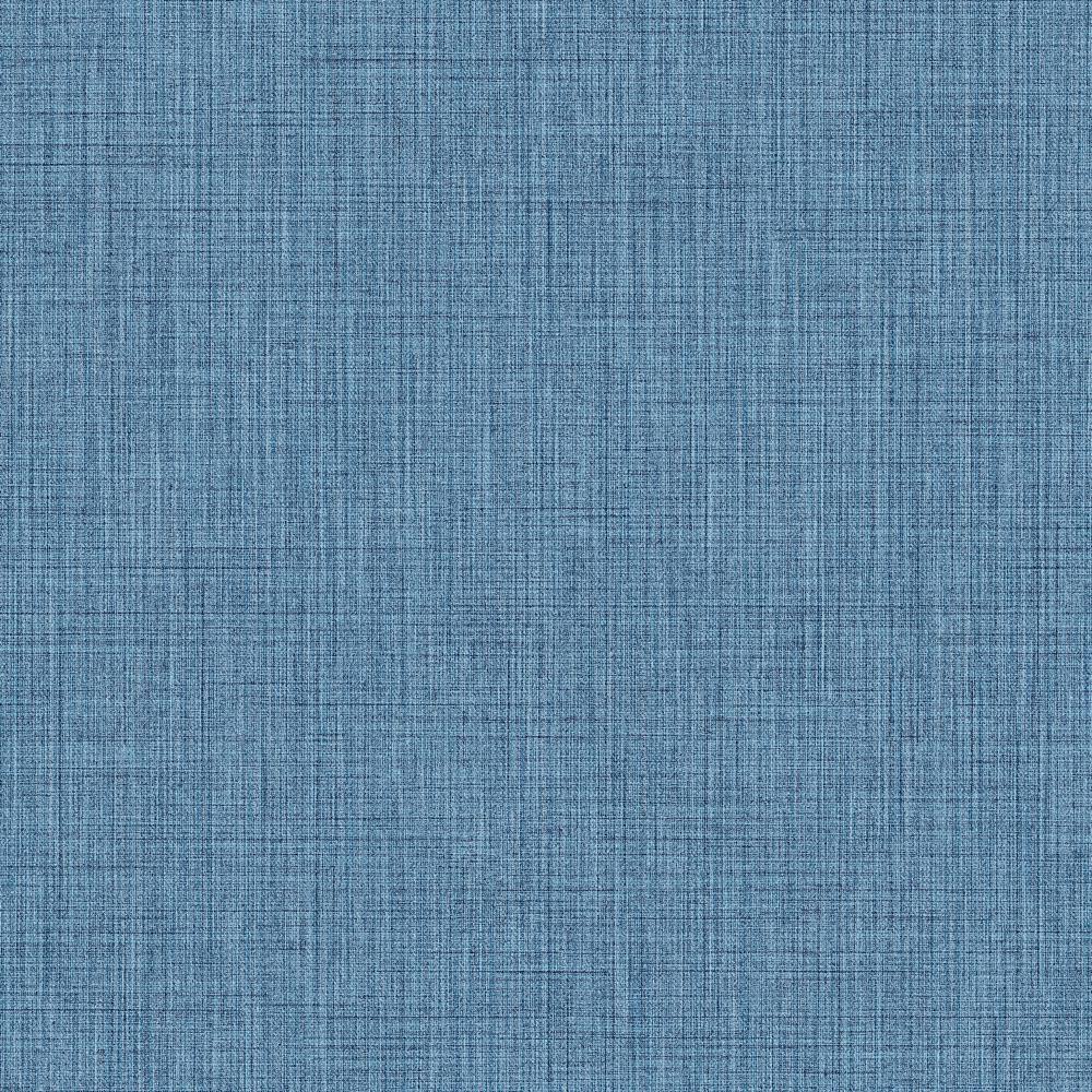 Italian Design Blue Woven Texture Vinyl on Non-Woven Non-Pasted Wallpaper S