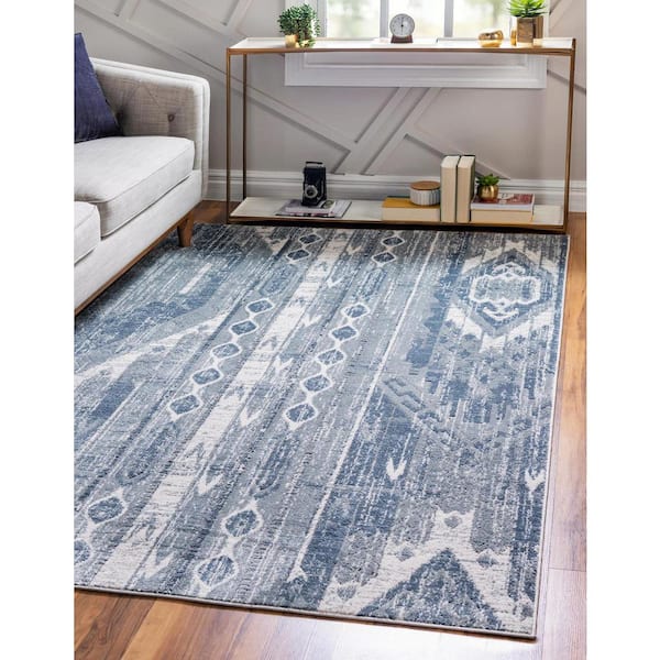 Portland Orford Blue 8 ft. x 10 ft. Area Rug