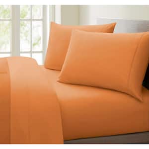 Luxurious Collection Spice 1000-Thread Count 100% Cotton Queen Sheet Set