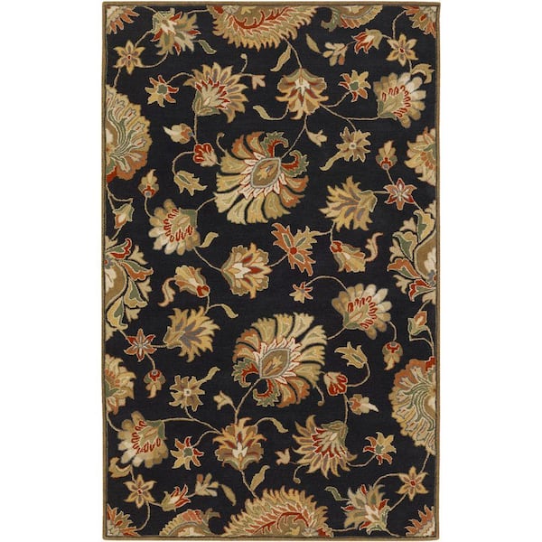 Livabliss John Black Doormat 2 ft. x 3 ft. Area Rug