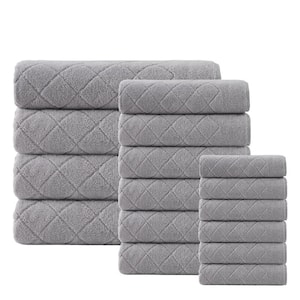 Enchante Home Unique 6-Piece Turkish Cotton Towel Set - Bath 27 x