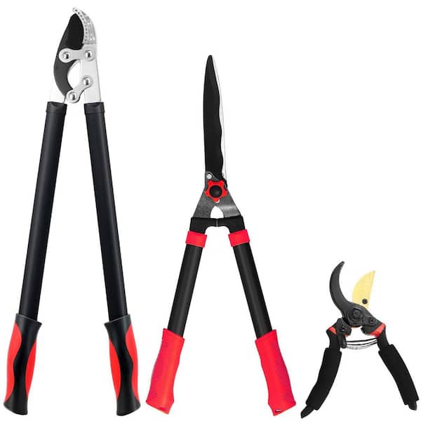 23 in. Steel Hedge Shears with 25 in. Loppers and 8 in. Pruning Shears