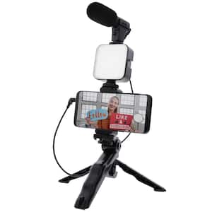 Smartphone LED Video Recording Mount, for Vlogging/Live Streams/Social Media